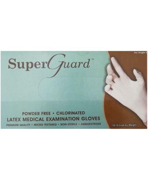 Gloves Latex Powder free (SUPER GUARD)